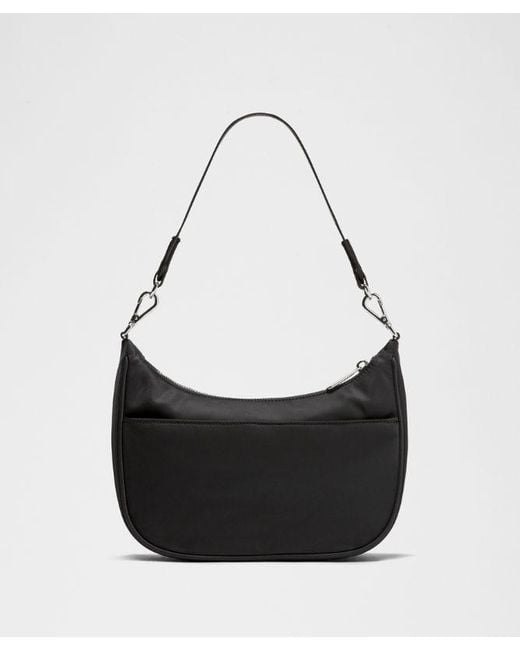 lululemon athletica Black Adjustable Mini Shoulder Bag 3L