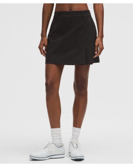 lululemon athletica Blue Stretch Twill Front Pleat Golf Skirt
