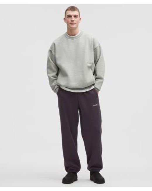 lululemon athletica Gray – Big Cozy Joggers Regular – – Size Large for men