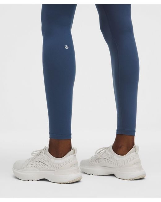 lululemon athletica Blue Wunder Train High-Rise Tight With Pockets 28"