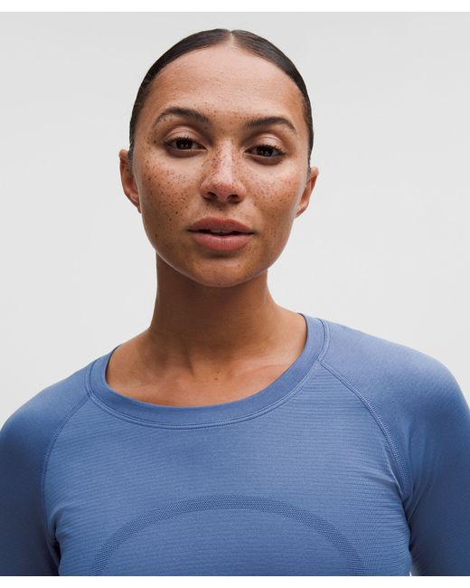 lululemon athletica Blue Swiftly Tech Long-Sleeve Shirt 2