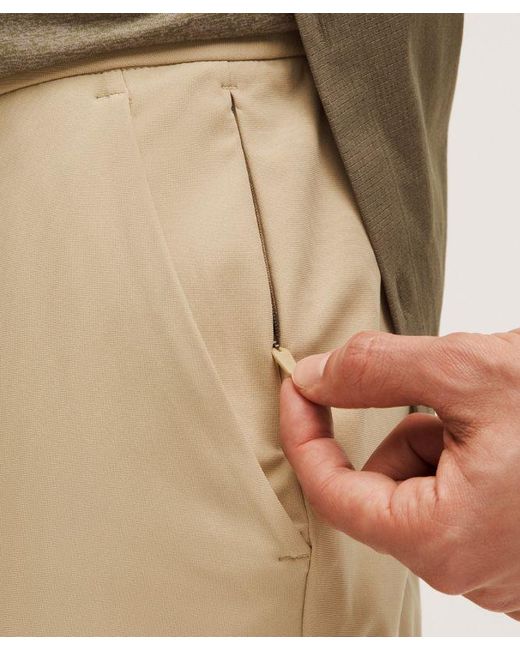 lululemon athletica Natural Abc Classic-fit Trousers 32"l Warpstreme - Color Khaki - Size 28 for men