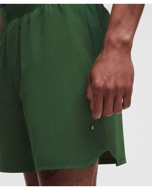 lululemon athletica Blue – Textured Swift Tennis Shorts – 7" – – Size Large for men