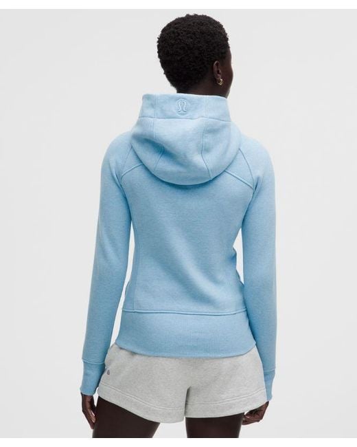 lululemon athletica Blue – Scuba Full-Zip Hoodie – – Size 4
