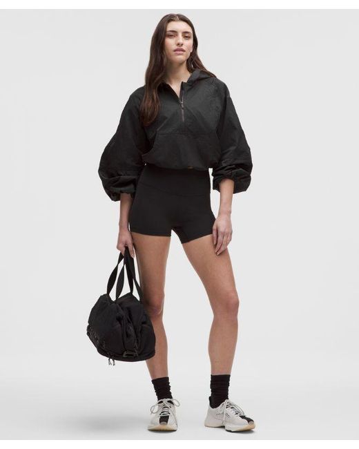 lululemon athletica Black Scuba Cropped Anorak