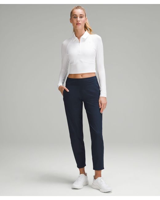 Lululemon Women's City Trek Trouser II Navy Blue Pants Size 10 28”