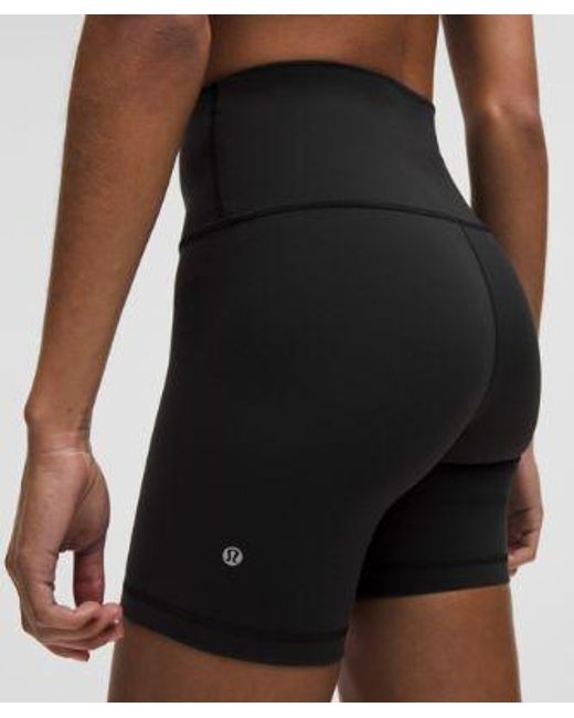 lululemon athletica Black Wunder Train High-Rise Shorts With Pockets 6"