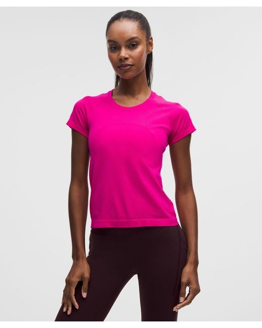 lululemon athletica Pink Swiftly Tech Short-Sleeve Shirt 2