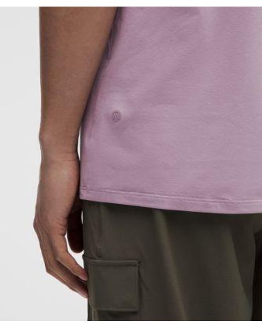 lululemon athletica Purple Organic Cotton Classic-Fit T-Shirt for men