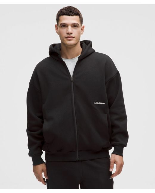 lululemon Big Cozy Full-Zip Hoodie in Black for Men | Lyst