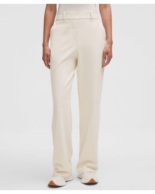 lululemon athletica Red Daydrift High-Rise Straight-Leg Trouser
