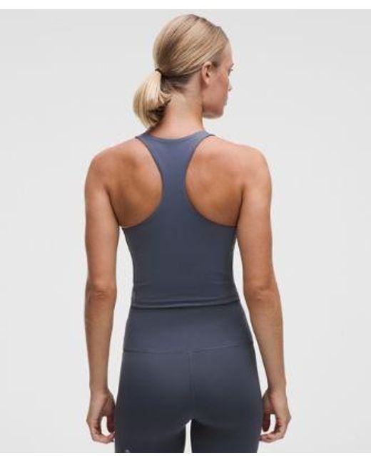 lululemon athletica Blue Wunder Train Racerback Tank Top