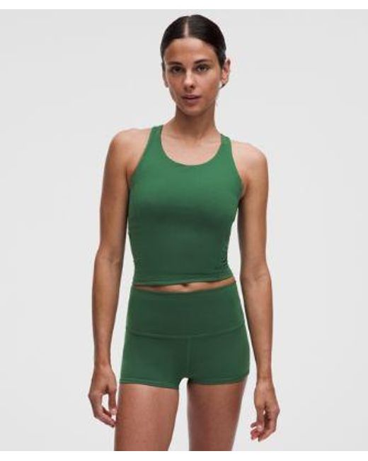 lululemon athletica Green Wunder Train Racerback Tank Top