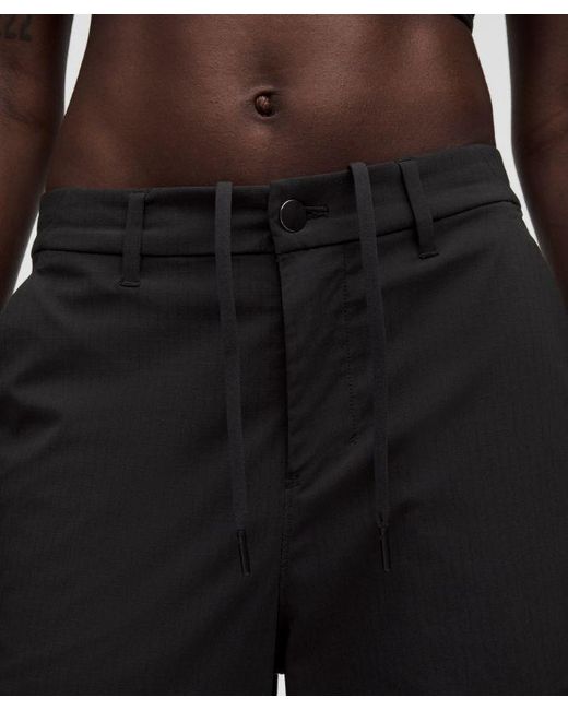 lululemon athletica Black Ripstop Mid-Rise Utility Pants Slnsh Collection