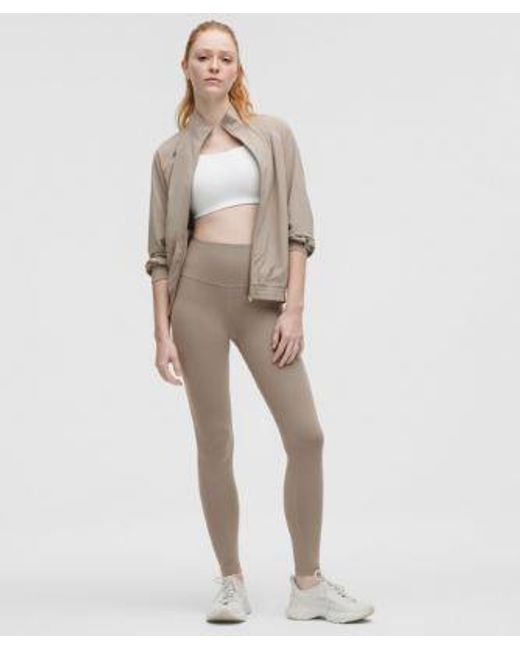 lululemon athletica Natural – Wunder Train High-Rise Tight Leggings – 28" – /Khaki – Size 4