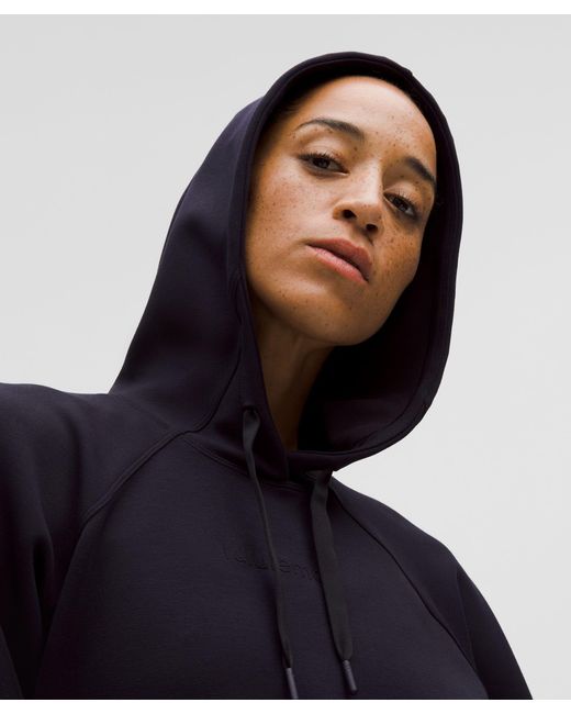 lululemon athletica Blue Smooth Spacer Cropped Hoodie
