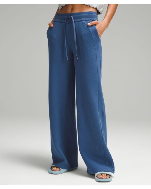 lululemon athletica, Pants & Jumpsuits, Lululemon Align Highrise Wideleg  Pant 3 Size 12 Nwt Hawaiian Blue