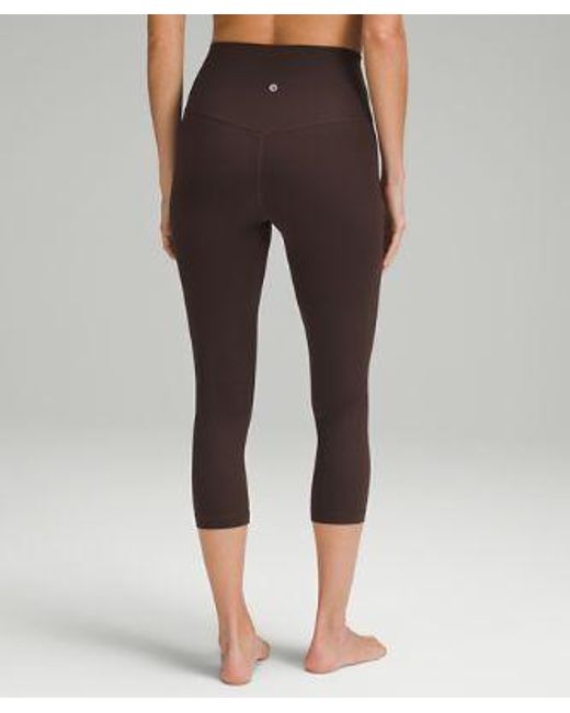 lululemon athletica Brown Align High-Rise Crop 21"