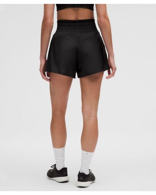 lululemon athletica Black Lightweight Super-High-Rise Training Short 4"