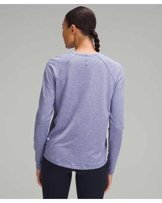 lululemon athletica Purple License To Train Classic-fit Long-sleeve Shirt