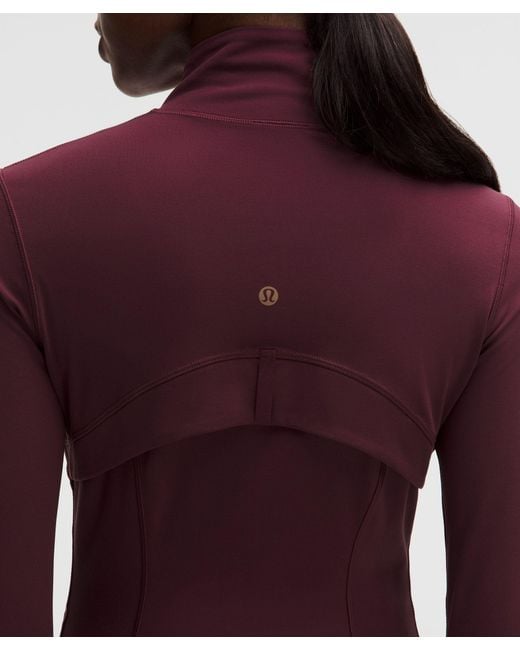 lululemon Define Cropped Jacket in Red | Lyst