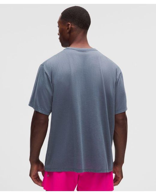 lululemon athletica Blue – Mile Maker Short-Sleeve T-Shirt – Size Large for men