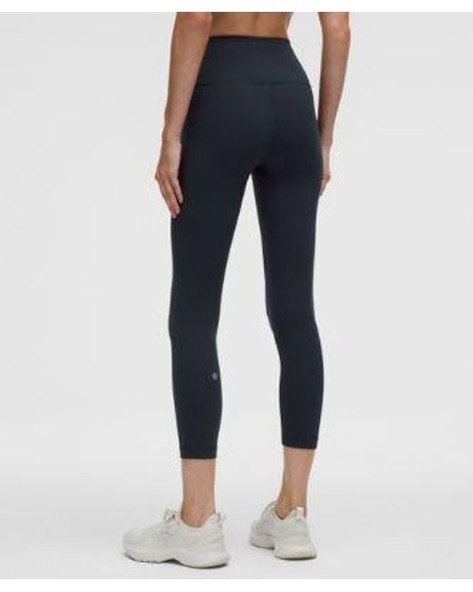 lululemon athletica Wunder Train High-rise Crop Leggings - 23" - Color Blue - Size 0