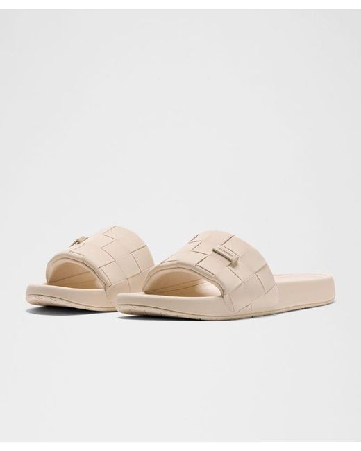 lululemon athletica Natural Restfeel Woven Slide