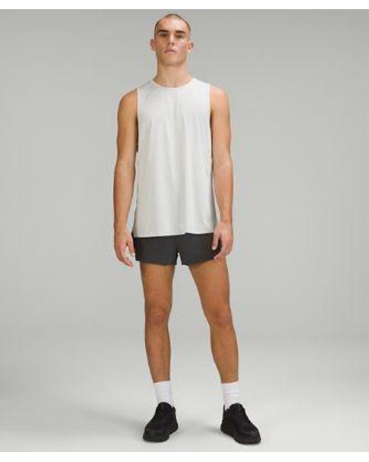 lululemon athletica Gray – Fast And Free Tank Top – – for men