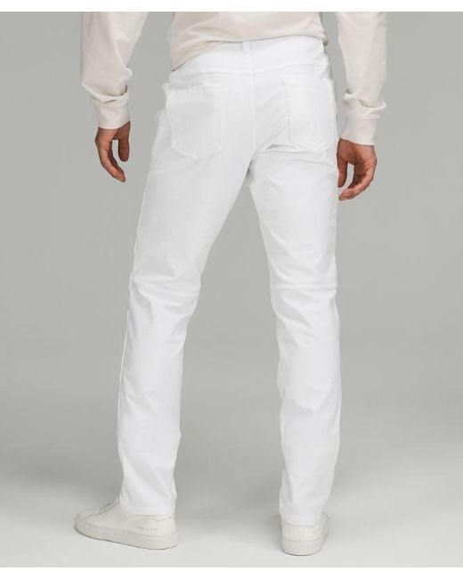 lululemon athletica White – Abc Classic-Fit Trousers Utilitech – 34" – – for men