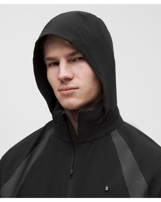 lululemon athletica Black Water-Repellent Golf Half-Zip Pullover for men