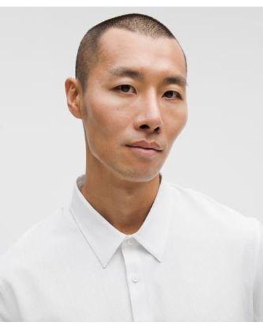 lululemon athletica Airing Easy Short-sleeve Shirt - Color White - Size L for men