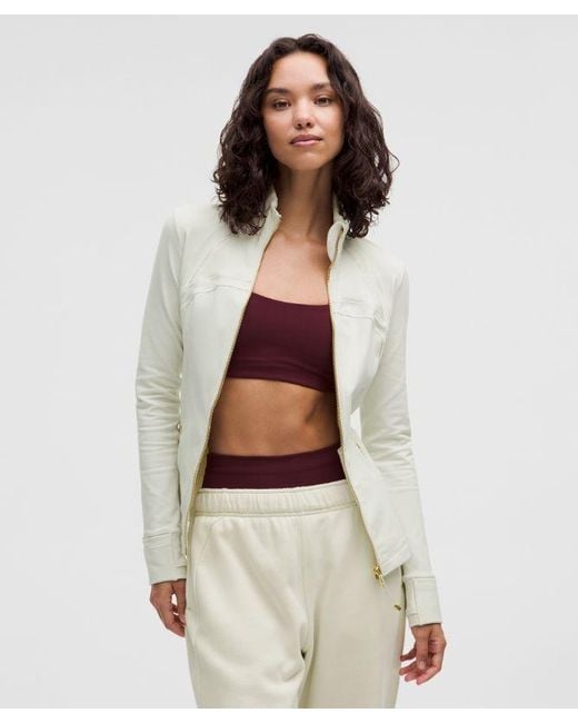 lululemon athletica White Define Jacket Luon Sparkle