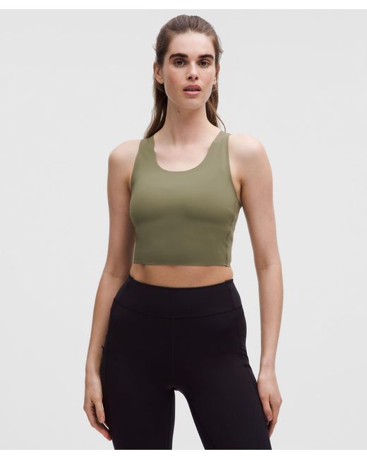lululemon athletica Green – Fast And Free Tank Top Light – – Size Large