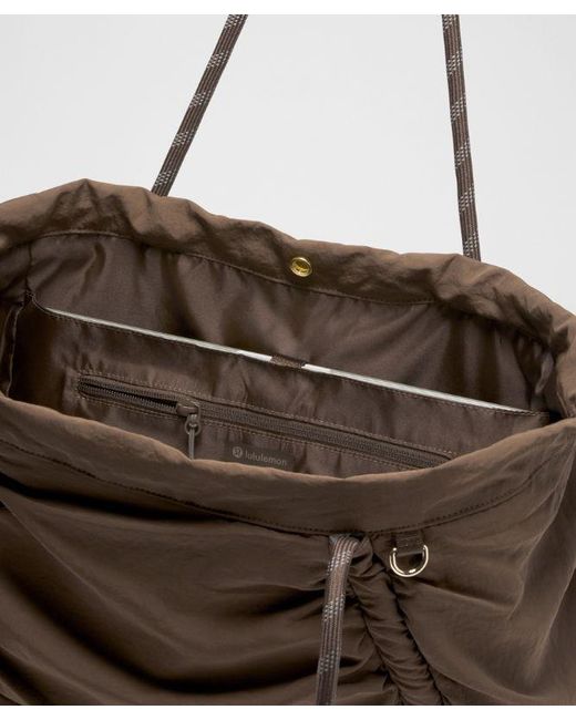 lululemon athletica Brown – Ruched Tote Bag 24L –