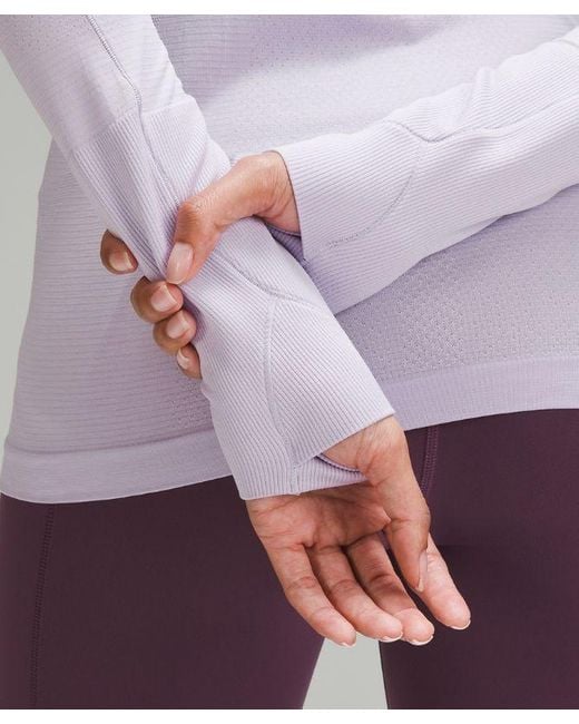 lululemon athletica Purple Swiftly Tech Long-sleeve Shirt 2.0