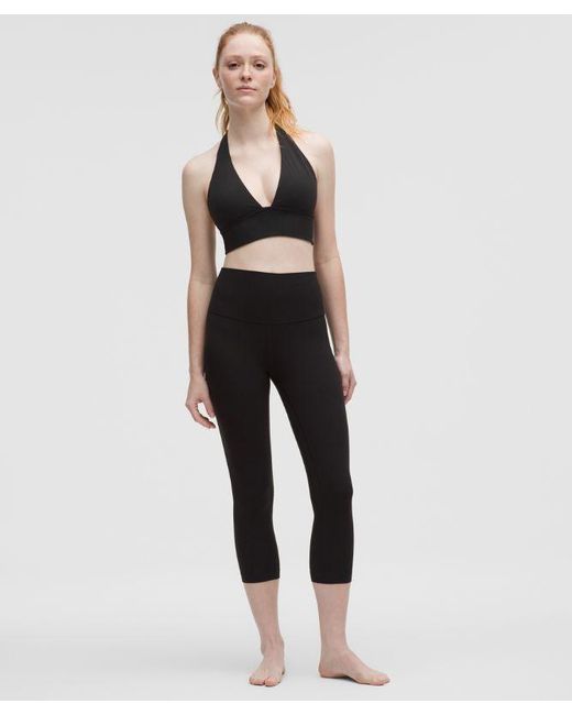 lululemon athletica Black Align High-Rise Crop 21"