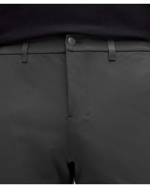 lululemon athletica Black – Abc Classic-Fit Trousers 34"L Warpstreme – – Size 12 for men
