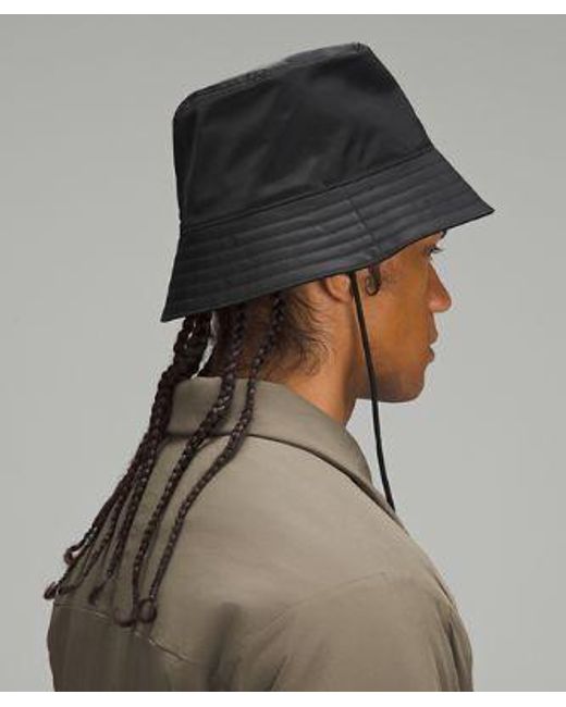 lululemon athletica Black – Nylon Bucket Hat – – Size Large/Xl