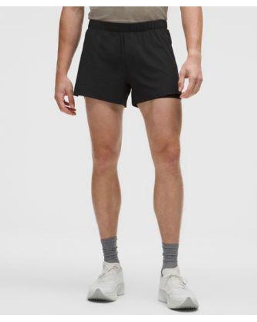 lululemon athletica Natural Mile Maker Ripstop Lined Short 4" for men