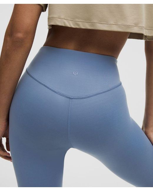 lululemon athletica Blue Wunder Under Smoothcover High-Rise Tight 25"