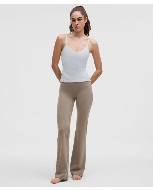 lululemon athletica Natural – Wunder Under Smoothcover High-Rise Bootcut Pants – 34" – /Khaki – Size 4