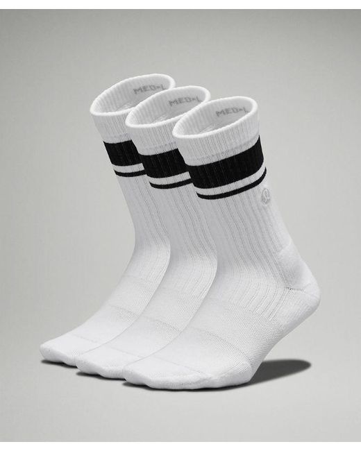 lululemon athletica Multicolor Daily Stride Ribbed Comfort Crew Socks 3 Pack