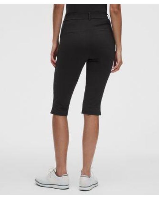 lululemon athletica Black – High-Rise Golf Pull-On Cropped Pants – 16" – – Size Large