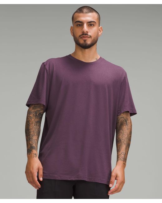 lululemon athletica Purple License To Train Relaxed Short-sleeve Shirt