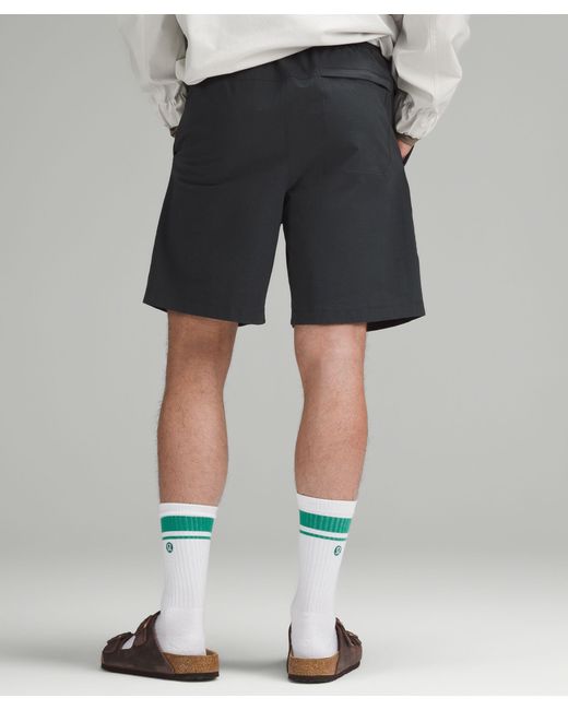 lululemon athletica Black Bowline Shorts 8" Stretch Cotton Versatwill for men
