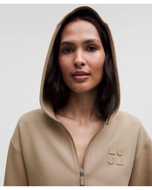 lululemon athletica Brown Smooth Spacer Full-Zip Hoodie