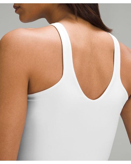 lululemon athletica White – Bend This V And Racer Sports Bra Light Support, A-C Cups – –