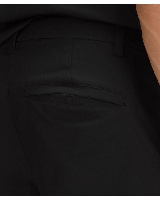 lululemon athletica Black Abc Classic-fit Trousers 30"l Smooth Twill for men