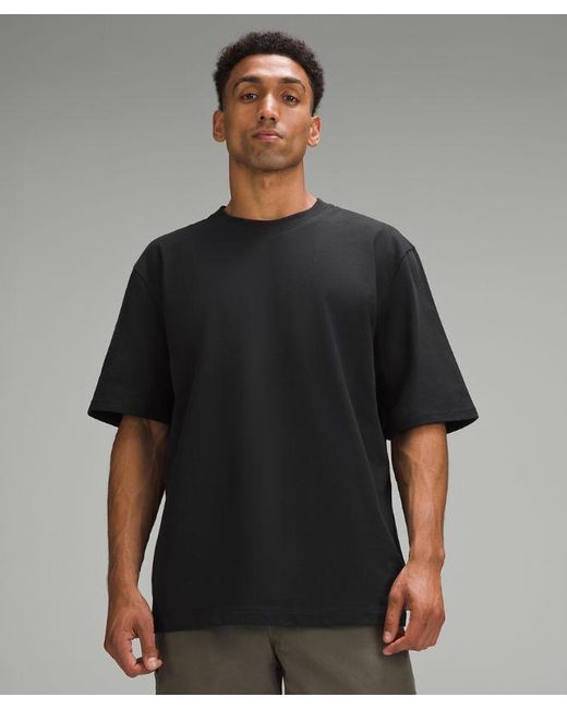 lululemon athletica Black – Heavyweight Jersey T-Shirt – – for men